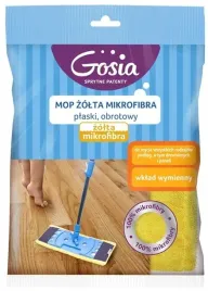 mop-zolta-mikrofibra-plaski-obrotowy-gosia-zapas