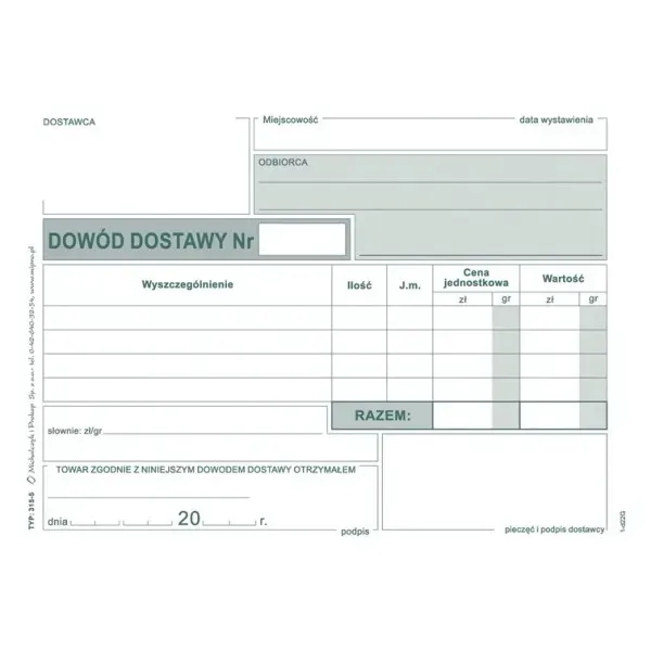druk-315-5-dowod-dostawy-stan-nowy