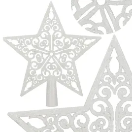 czubek-na-choinke-22-cm-szpic-azurowa-gwiazda-biala-brokatowa