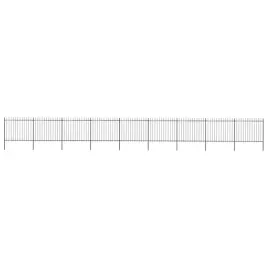 vidaxl-ogrodzenie-z-pretow-z-grotami-stalowe-153-x-15-m-czarne