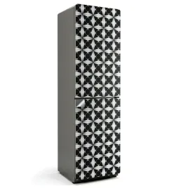 naklejka-premium-samoprzylepna-na-lodowke-geometryczny-wzor-kol-i-gwiazd