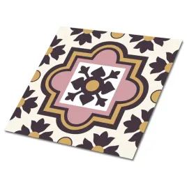 winylowe-kafelki-scienne-z-nadrukiem-do-jadalni-arabskie-kwiaty-9x30x30-cm
