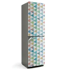 fototapeta-okleina-samoprzylepna-na-lodowke-wzor-geometrycznych-trojkatow