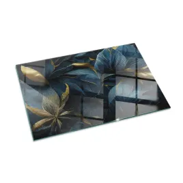 podkladka-szklana-z-grafika-pod-piec-eleganckie-liscie-w-fakturze-100x70-cm