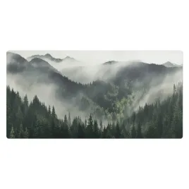 podkladka-ochronna-na-biurko-ze-wzorem-tajemnicza-mgla-w-lesie-120x60-cm