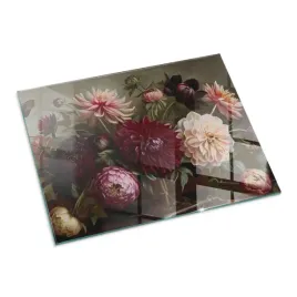plyta-szklana-pod-kominek-hartowane-szklo-kwiatowy-bukiet-w-detalu-80x60-cm