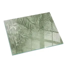 zaroodporna-podkladka-szklana-pod-piecyk-liscie-tropikalne-w-tle-80x60-cm