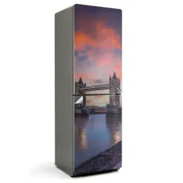 dekoracyjna-naklejka-samoprzylepna-na-lodowke-widok-tower-bridge-w-londynie
