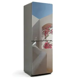 fototapeta-okleina-samoprzylepna-na-lodowke-architektura-z-roslinnoscia