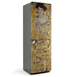 fototapeta-okleina-samoprzylepna-na-lodowke-portret-adele-gustav-klimt