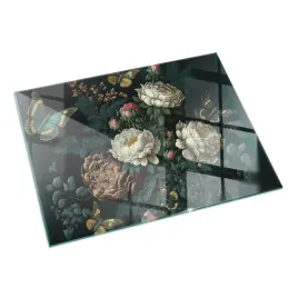 hartowana-podkladka-szklana-z-nadrukiem-kwiatowy-wzor-z-motylami-60x40-cm