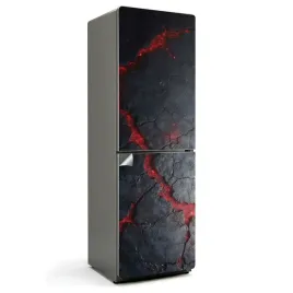 fototapeta-okleina-samoprzylepna-na-lodowke-peknieta-powierzchnia-z-lawa