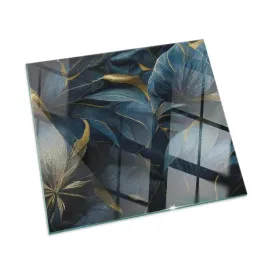 hartowana-podkladka-szklana-z-grafika-eleganckie-liscie-w-fakturze-50x50-cm
