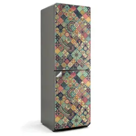 fototapeta-okleina-samoprzylepna-na-lodowke-kafelki-w-geometryczne-motywy