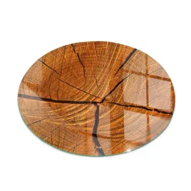 podkladka-szklana-pod-kominek-z-grafika-sloje-drewna-w-przekroju-fi-50-cm