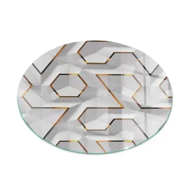ochronna-szklana-hartowana-podkladka-pod-koze-geometryczny-wzor-3d-fi-50-cm