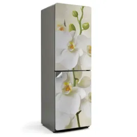designerska-naklejka-samoprzylepna-na-lodowke-kwiatowe-detale-orchidei