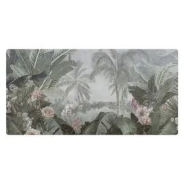 mata-na-biurko-z-nadrukiem-rajska-tropikalna-oaza-z-egzotykami-100x50-cm