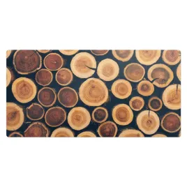 mata-winylowa-na-biurko-z-nadrukiem-wzor-z-drewnianymi-okregami-100x50-cm