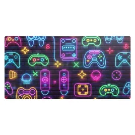 nowoczesna-ochronna-mata-na-blat-futurystyczne-kontrolery-neonowe-90x45-cm