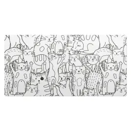 antyposlizgowa-ochronna-mata-na-biurko-z-nadrukiem-kocie-szkice-120x60-cm