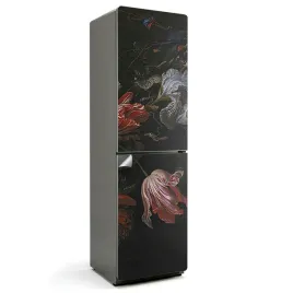 folia-samoprzylepna-na-lodowke-okleina-do-kuchni-kwiatowy-uklad-kompozycji