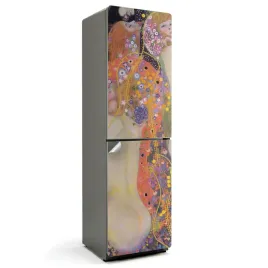 naklejka-samoprzylepna-dekor-na-front-drzwi-lodowki-weze-wodne-gustav-klimt
