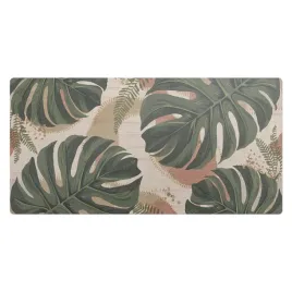 podkladka-z-grafika-na-blat-biurka-retro-wzor-z-liscmi-monstera-90x45-cm