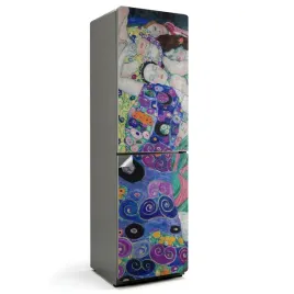 samoprzylepna-okleina-na-lodowke-z-nadrukiem-obraz-dziewica-gustav-klimt
