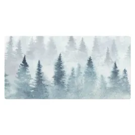 elegancka-podkladka-dekoracyjna-na-biurko-las-akwarelowych-mgiel-90x45-cm