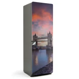 designerska-naklejka-samoprzylepna-na-lodowke-widok-tower-bridge-w-londynie