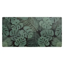 mata-gamingowa-z-nadrukiem-na-biurko-egzotyczne-liscie-w-dzungli-90x45-cm