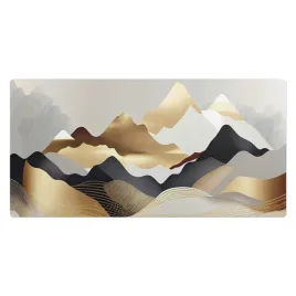 mata-winylowa-na-biurko-ze-wzorem-abstrakcyjne-szczyty-gorskie-100x50-cm
