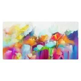 mata-antyposlizgowa-pod-myszke-i-klawiature-kwiatowe-abstrakcje-100x50-cm