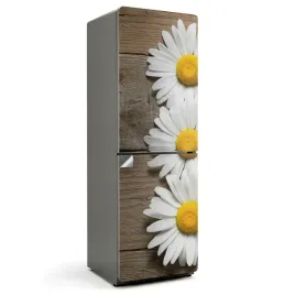 folia-samoprzylepna-foto-ze-zdjeciem-na-lodowke-kwiaty-na-drewnianym-tle