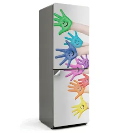 stylowa-naklejka-sticker-na-lodowke-design-w-kuchni-radosne-odciski-dloni