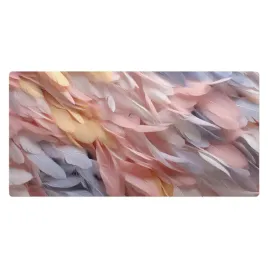 mata-na-biurko-ze-wzorem-delikatne-piora-w-pastelowych-odcieniach-90x45-cm