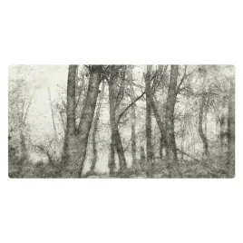 mata-ochronna-na-biurko-z-grafika-lesny-zarys-w-odcieniach-sepii-90x45-cm