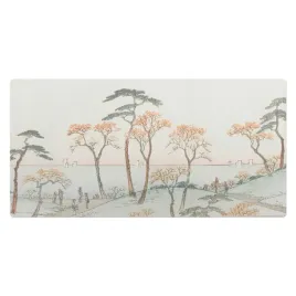mata-winylowa-na-biurko-z-nadrukiem-zielone-korony-nad-tafla-wody-90x45-cm