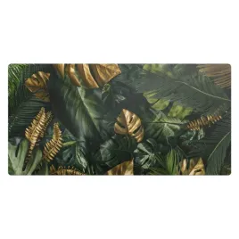 elegancka-podkladka-dekoracyjna-na-biurko-tropikalna-zielen-lisci-90x45-cm