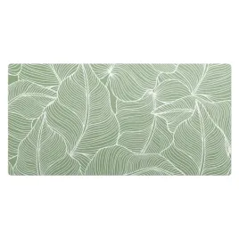 mata-ochronna-podkladka-na-biurko-stol-blat-zielone-kontury-lisci-90x45-cm