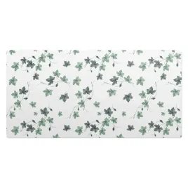 mata-winylowa-na-biurko-z-nadrukiem-zielony-bluszcz-na-bialym-tle-90x45-cm