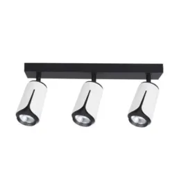 reflektory-trzy-ruchome-led-gu10-kinkiet-bialo-czarny