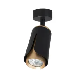 kinkiet-ruchomy-reflektor-led-gu10-czarno-zloty