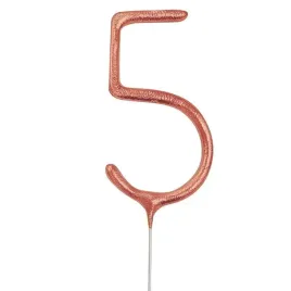 zimne-ognie-cyfra-5-rose-gold-unique-17-cm