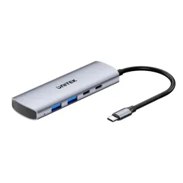 unitek-hub-4w1-usb-c-10-gbps-2x-usb-a-i-2x-usb-c-h1112dgy01