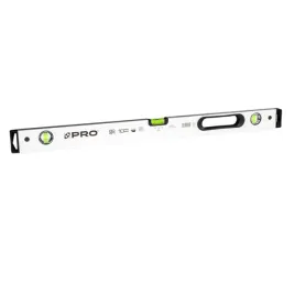 poziomica-biala-pro800-dwustronnie-frezowana-z-z-uchwytem-libella-180cm-pro