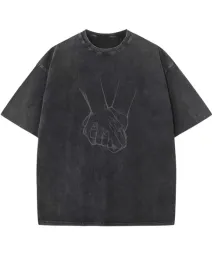 koszulka-oversize-razem-lepiej-splecione-dlonie-efekt-sprania-czarna-xxl