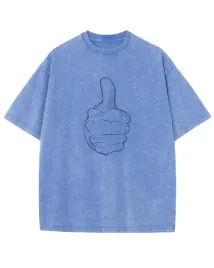 koszulka-oversize-kciuk-w-gore-lapka-efekt-sprania-niebieska-xxl