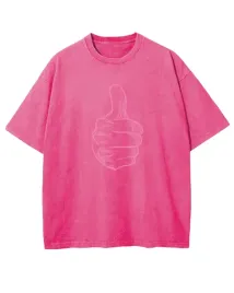 koszulka-oversize-kciuk-w-gore-lapka-efekt-sprania-rozowa-xl